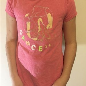 Under Armour Kids T-Shirt pink/ballet themed S/M